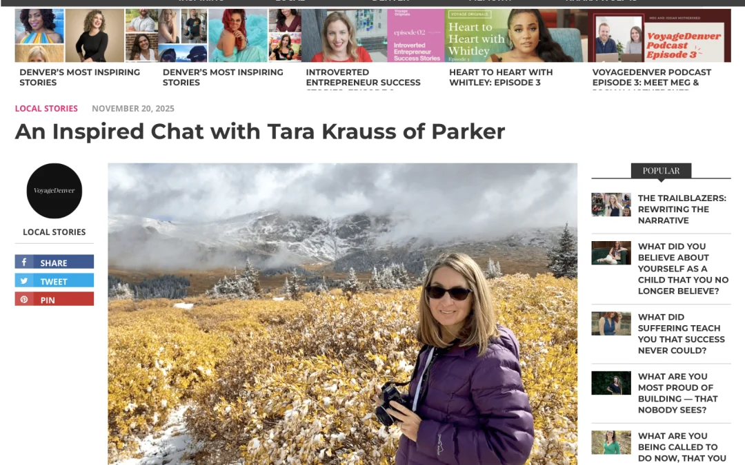 An Inspired Chat with Tara Krauss